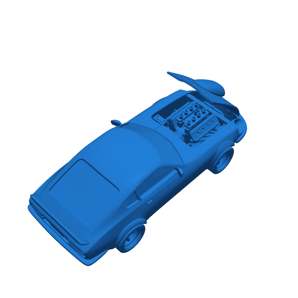 Nissan Fairlady 240ZG с F1 двигателем, масштаб 1/64