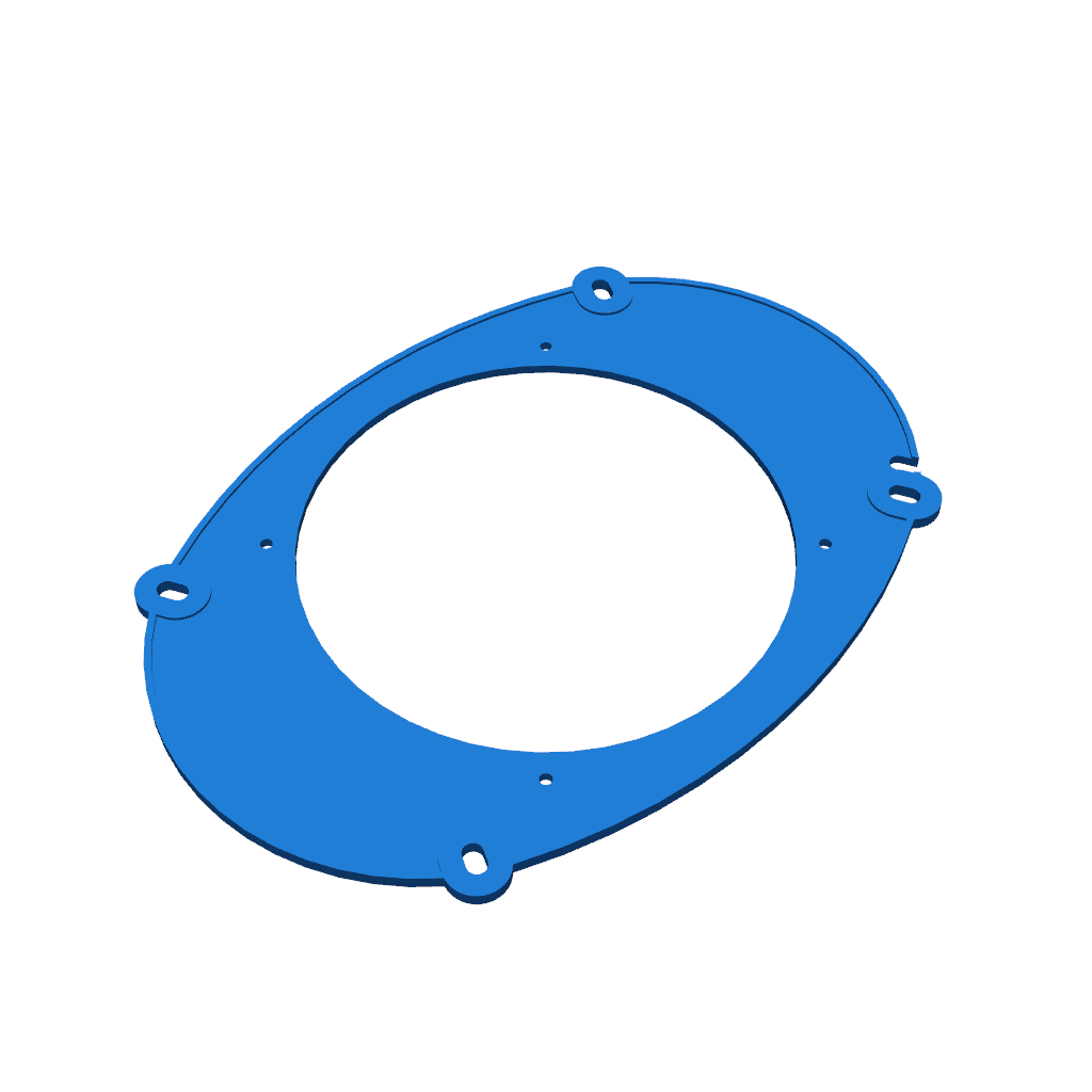 Адаптер для динамиков 6x9" на 6.5"