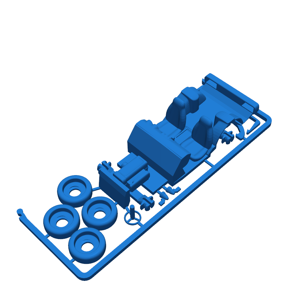 Модель Nissan 240z в масштабе 1:50