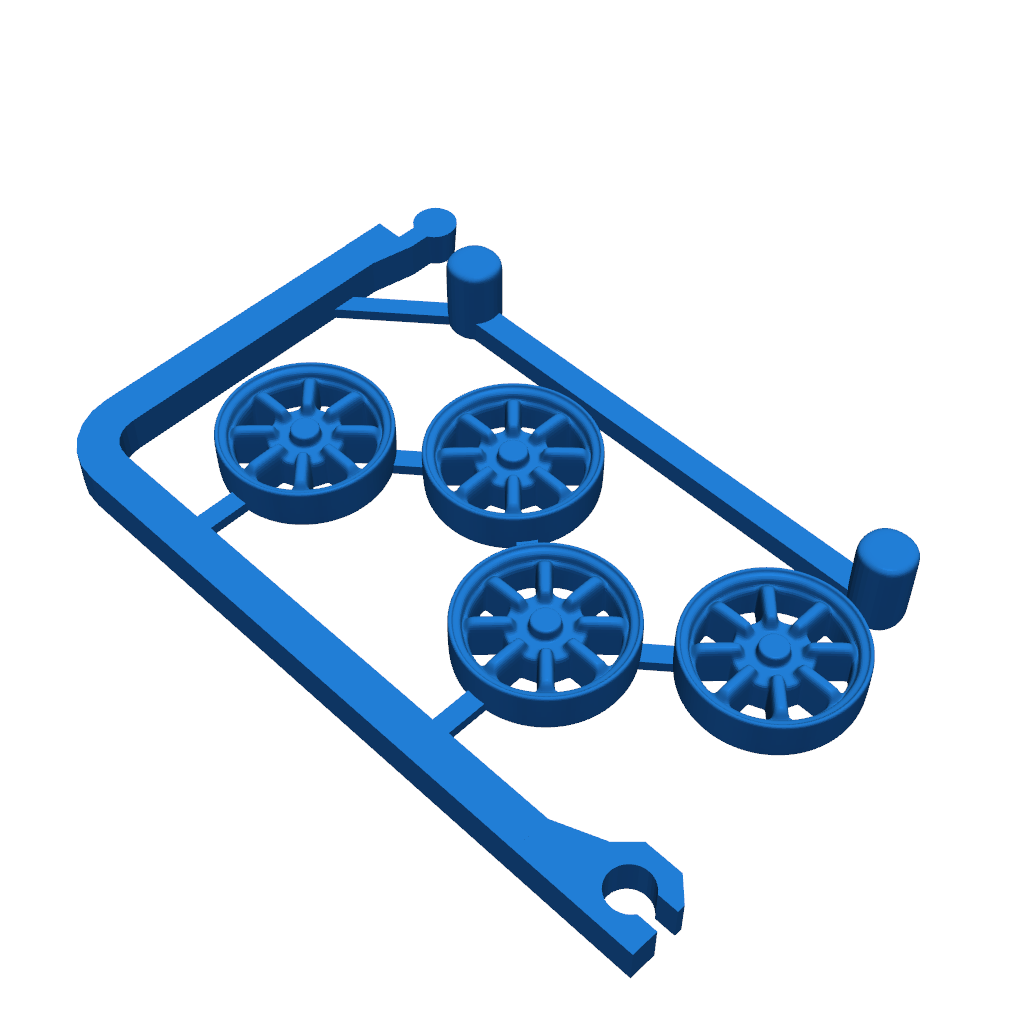 Модель Nissan 240z в масштабе 1:50