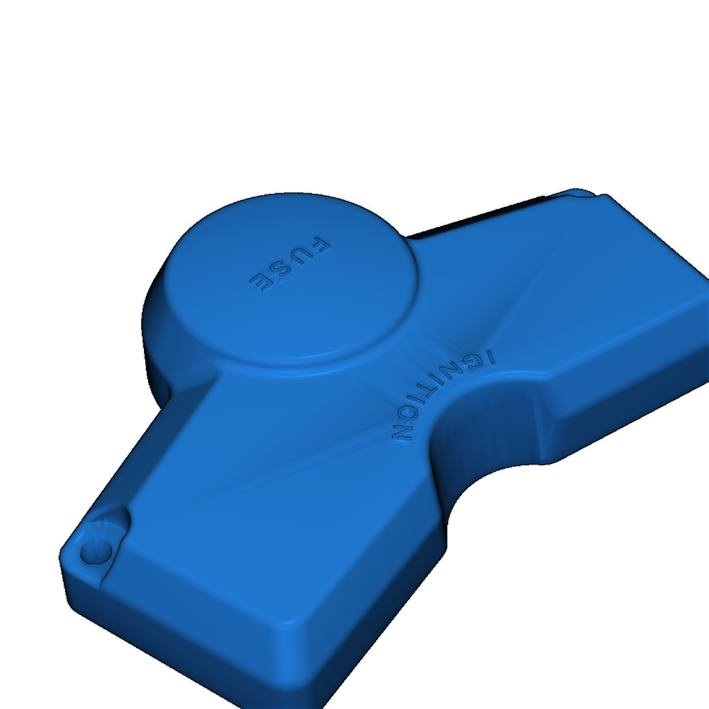 3D Модель Крышки Предохранителя для Мотоцикла Honda