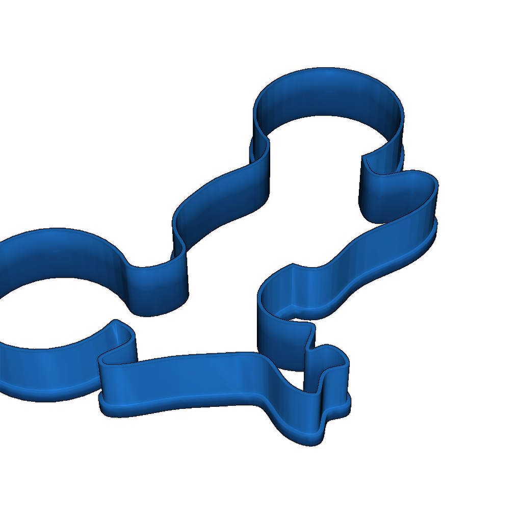 3D Модель печенья в виде Куба