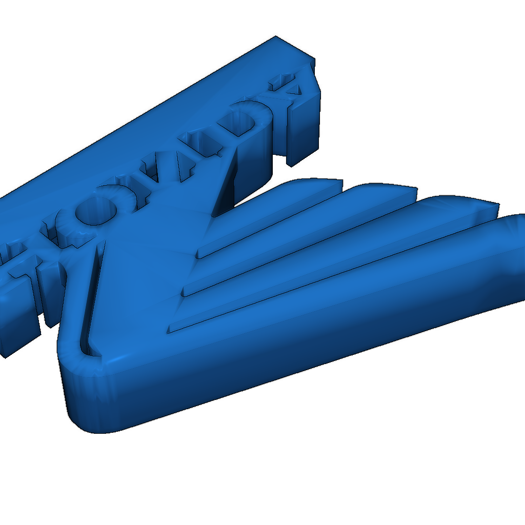 3D-модель с прозрачным ABS