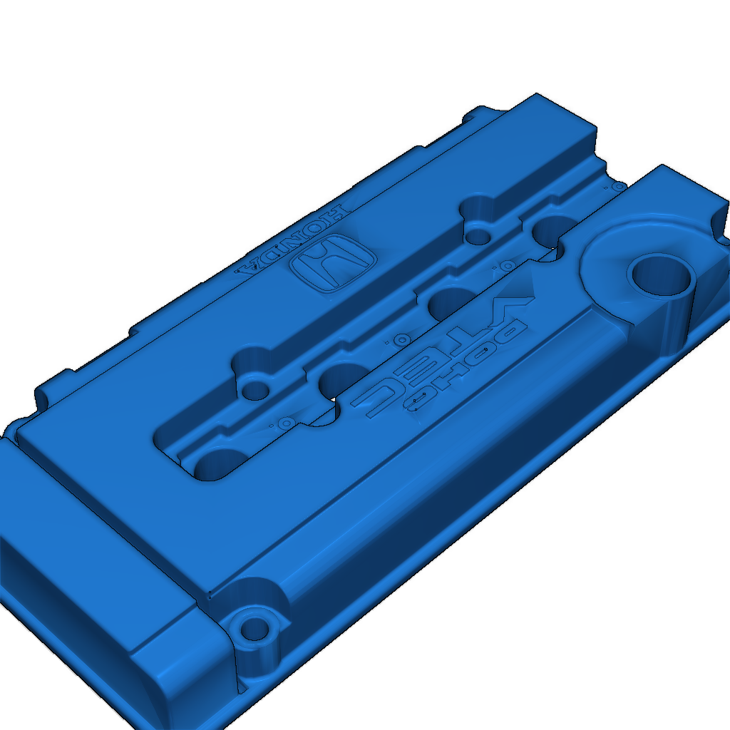 3D-модель мотора Honda B-серии