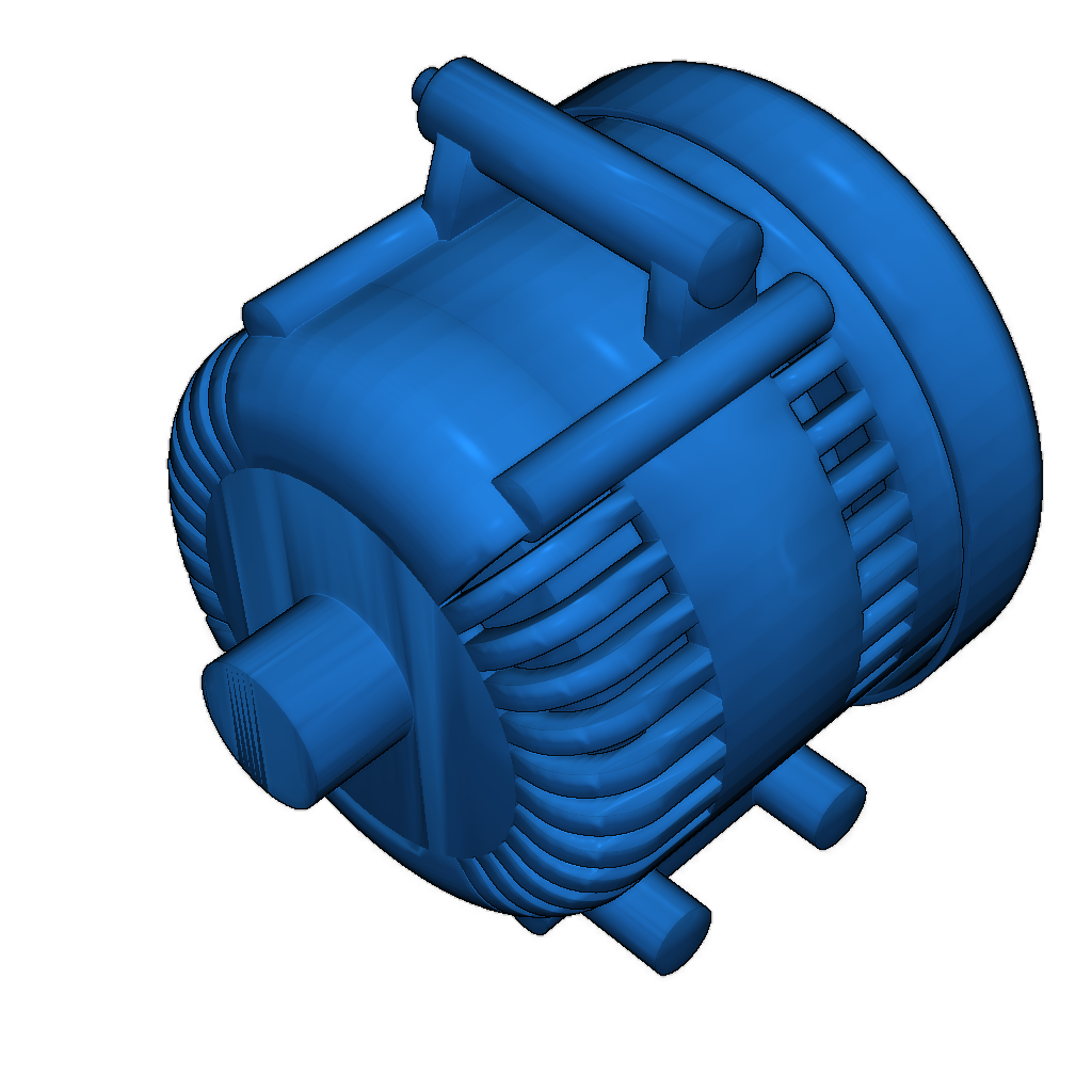 3D-модель мотора Honda B-серии