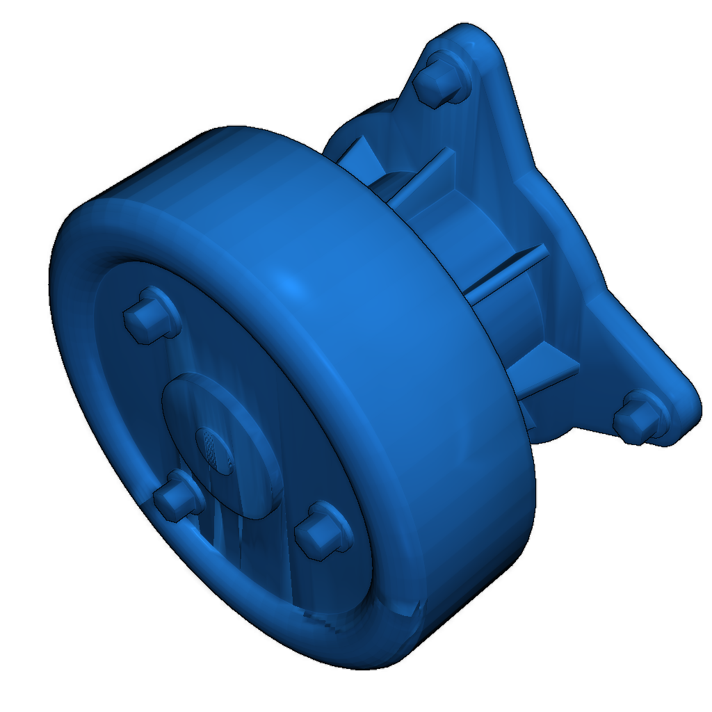 3D-модель мотора Honda B-серии