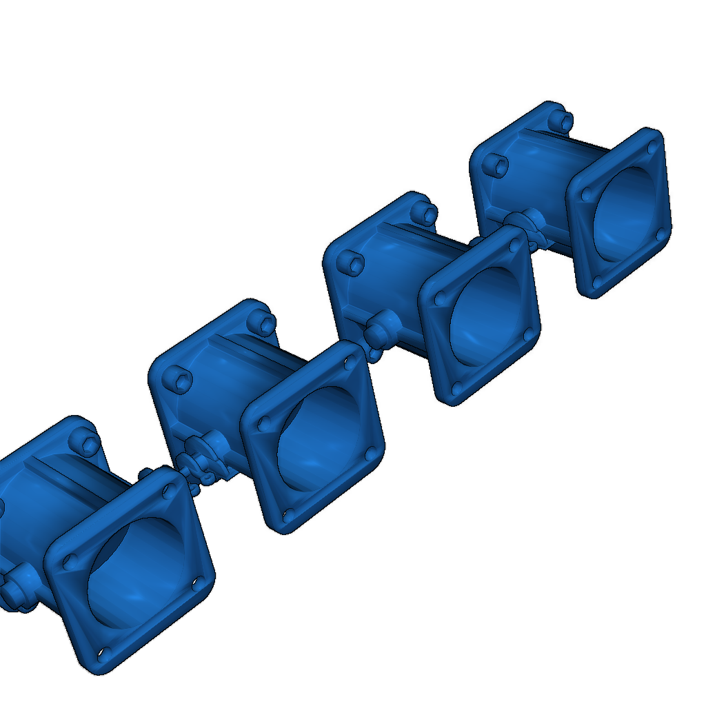 3D-модель мотора Honda B-серии