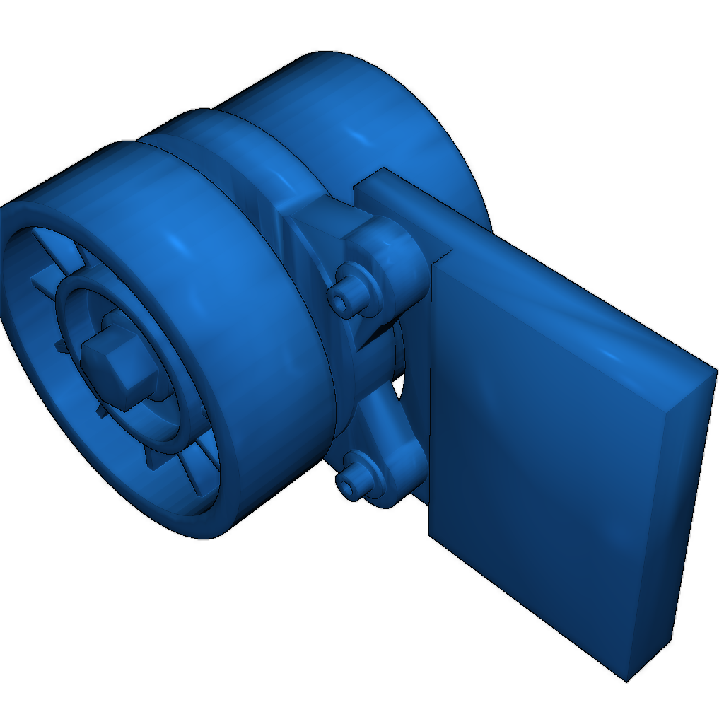 3D-модель мотора Honda B-серии