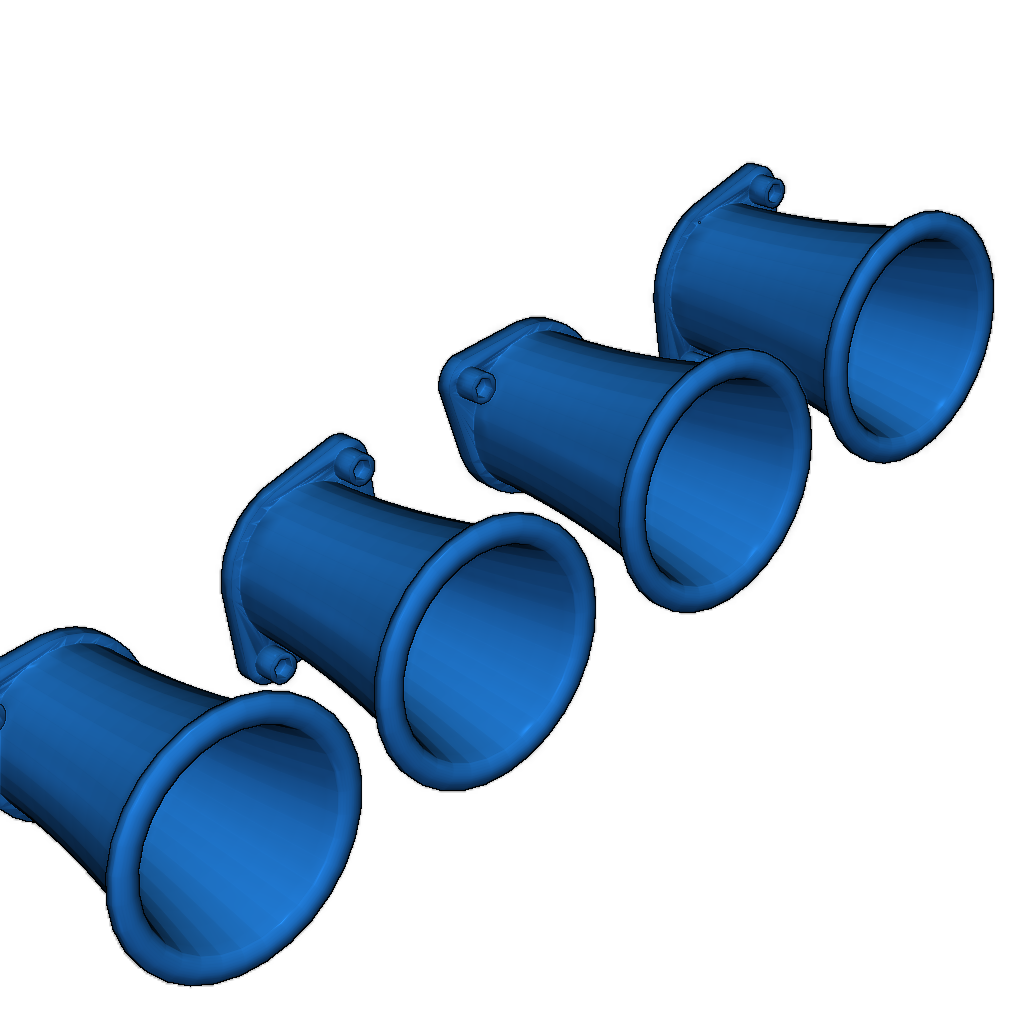 3D-модель мотора Honda B-серии