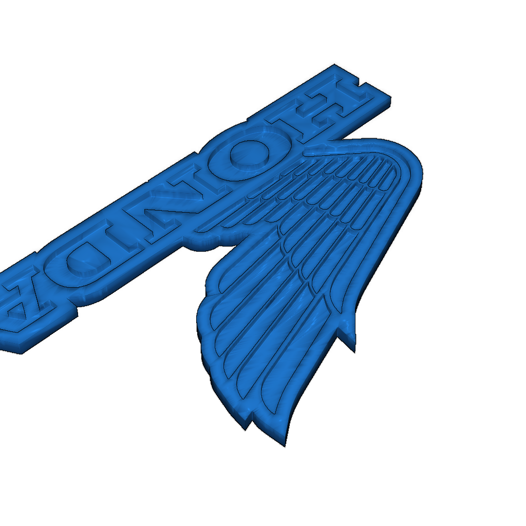 Логотип мотоцикла Honda в качестве декорации для гаража