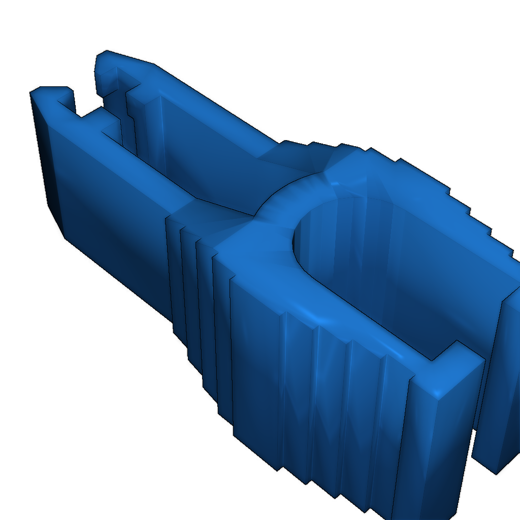 3D Модель с усиленной пружиной
