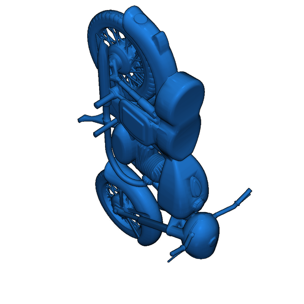 Модель чешского мотоцикла Jawa 250