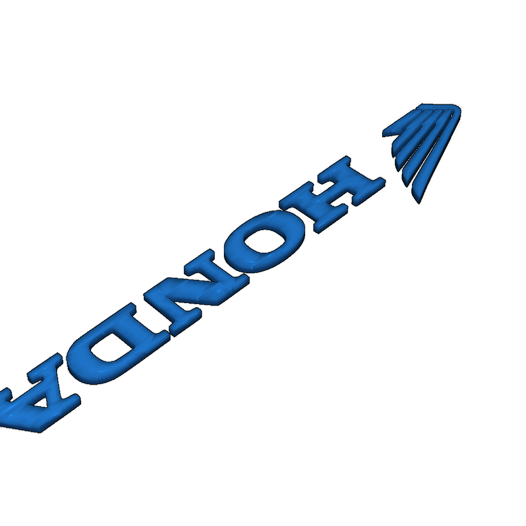 HONDA Логотип с ATV и Moto Логотипом