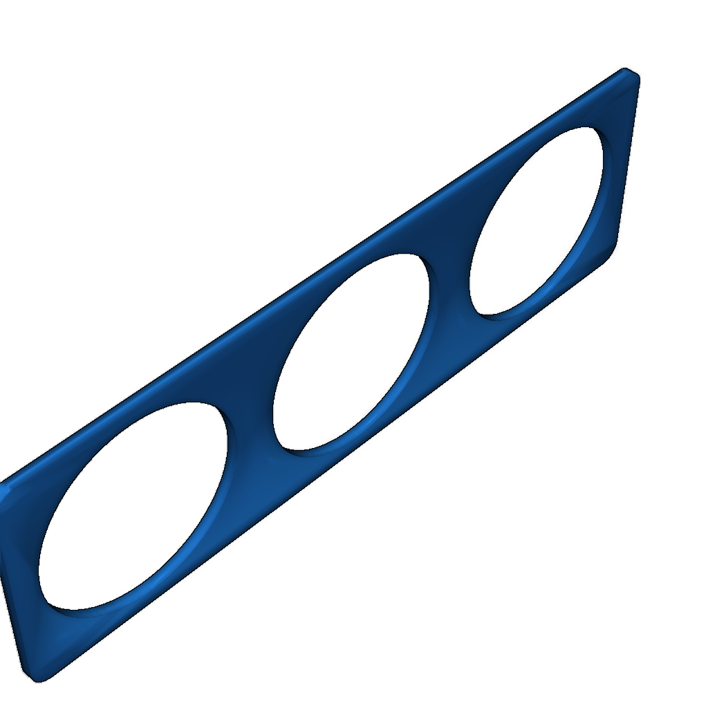 Панель с 3 датчиками для Honda CRX 1988-1991