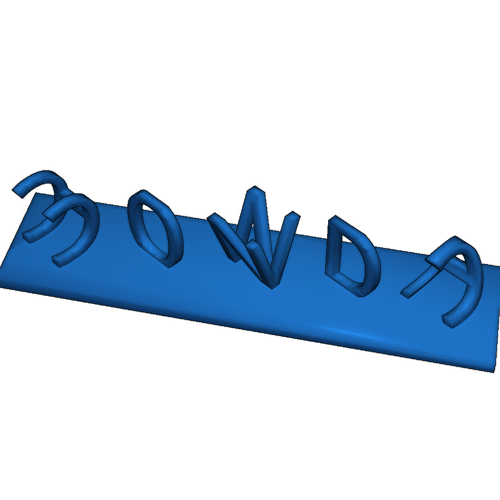 3D-модель с поддержкой для печати