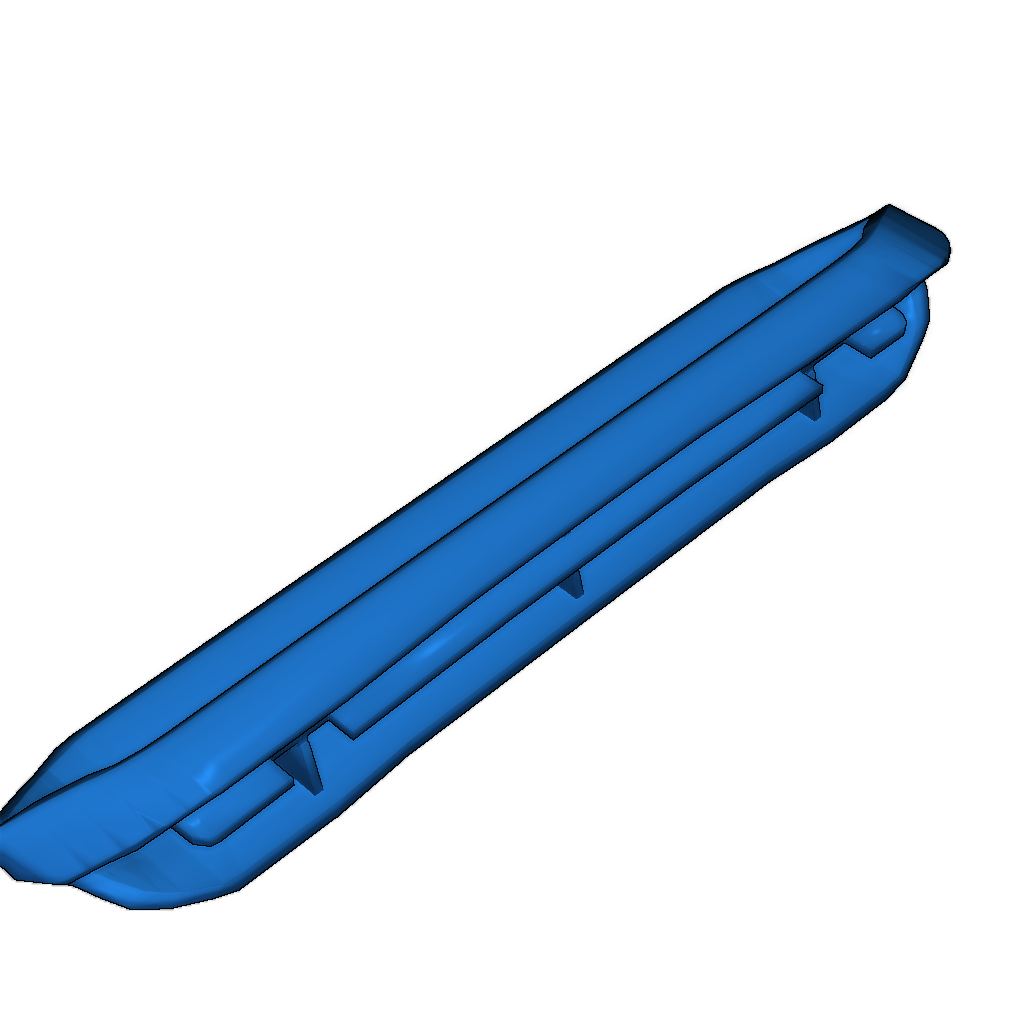 3D-модель элементов отделки для Honda Civic 1975 года