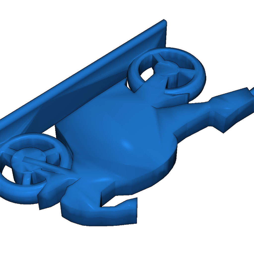 3D Модель с базой для фигурки