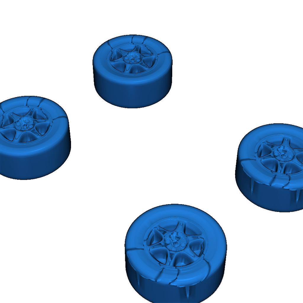 Репликасная модель Honda Civic EG6 (масштаб 1/1000)