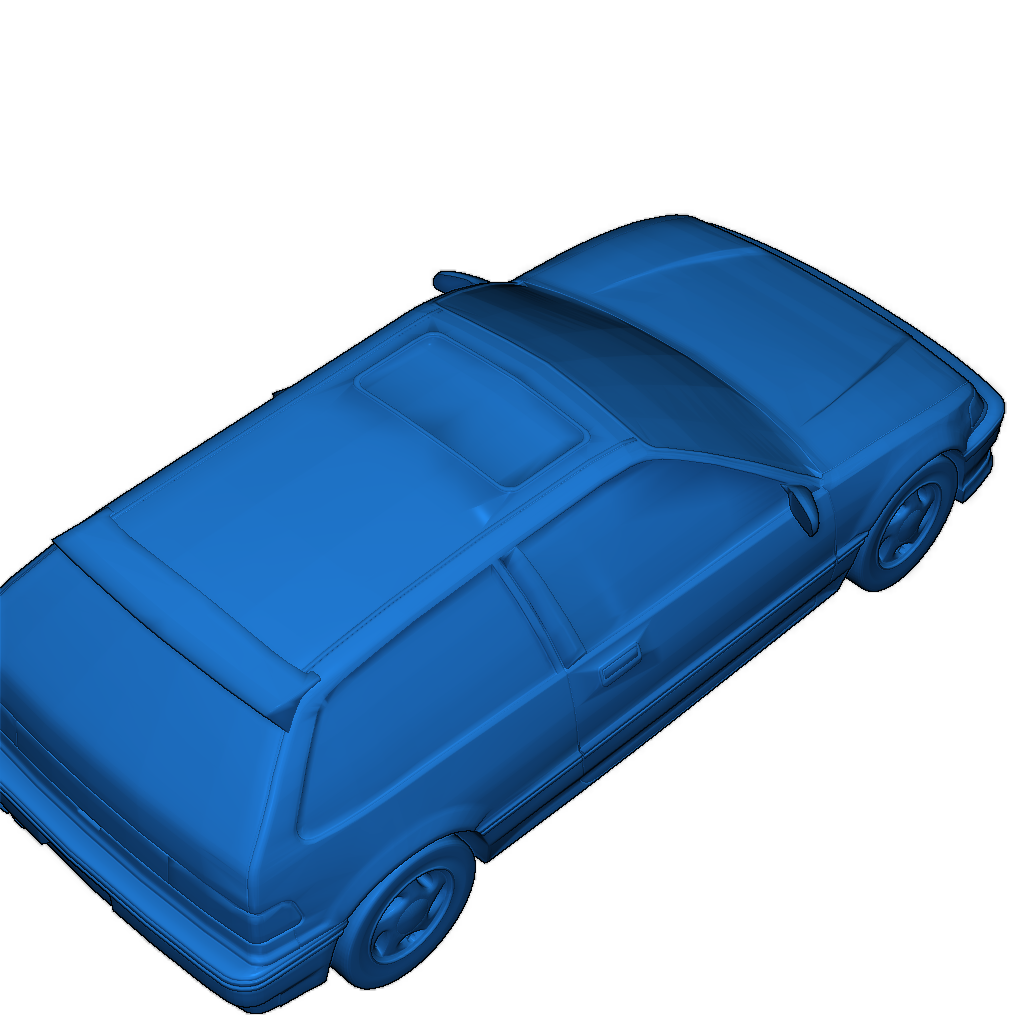 Реплика модели Honda Civic EF9 (Масштаб 1/1000)