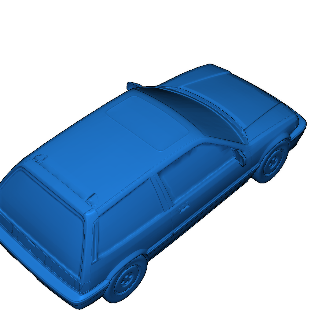 Реплика модели Honda Civic Si EA-T (Масштаб 1/1000)