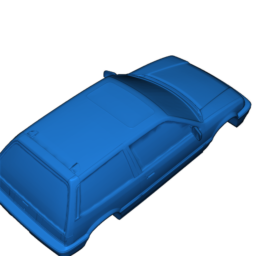 Реплика модели Honda Civic Si EA-T (Масштаб 1/1000)