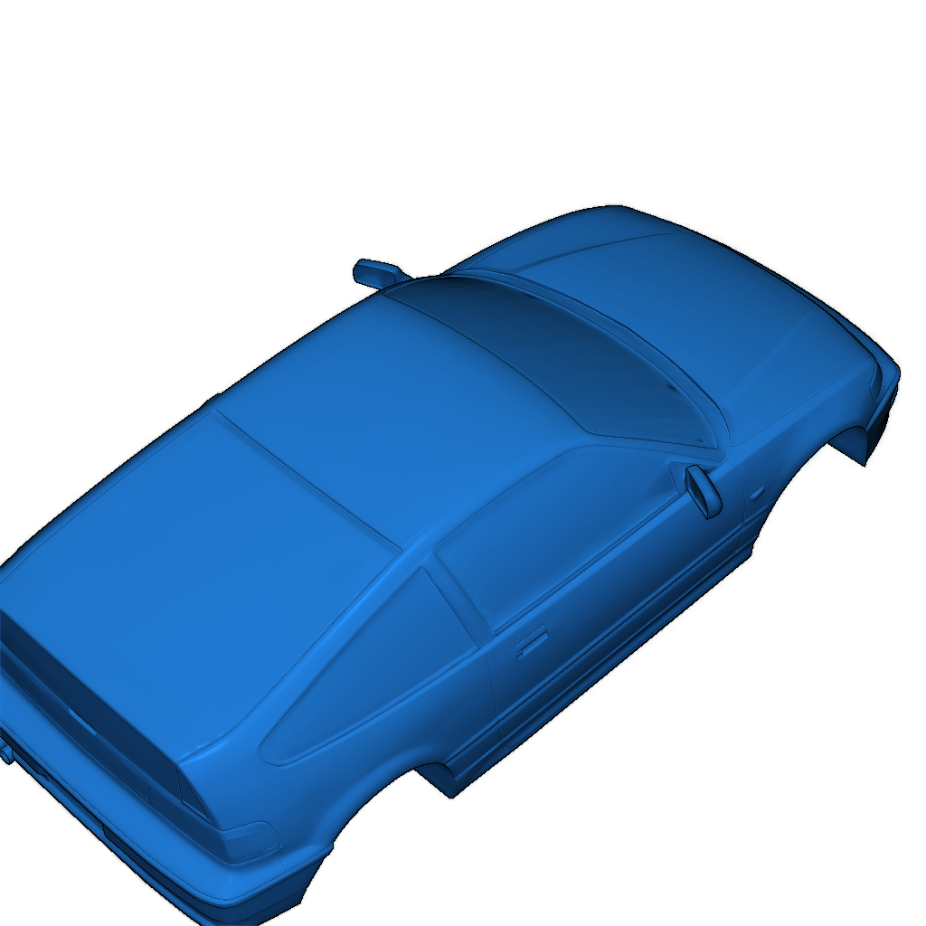 Реплика модели Honda CRX Si EF7 (Масштаб 1/1000)