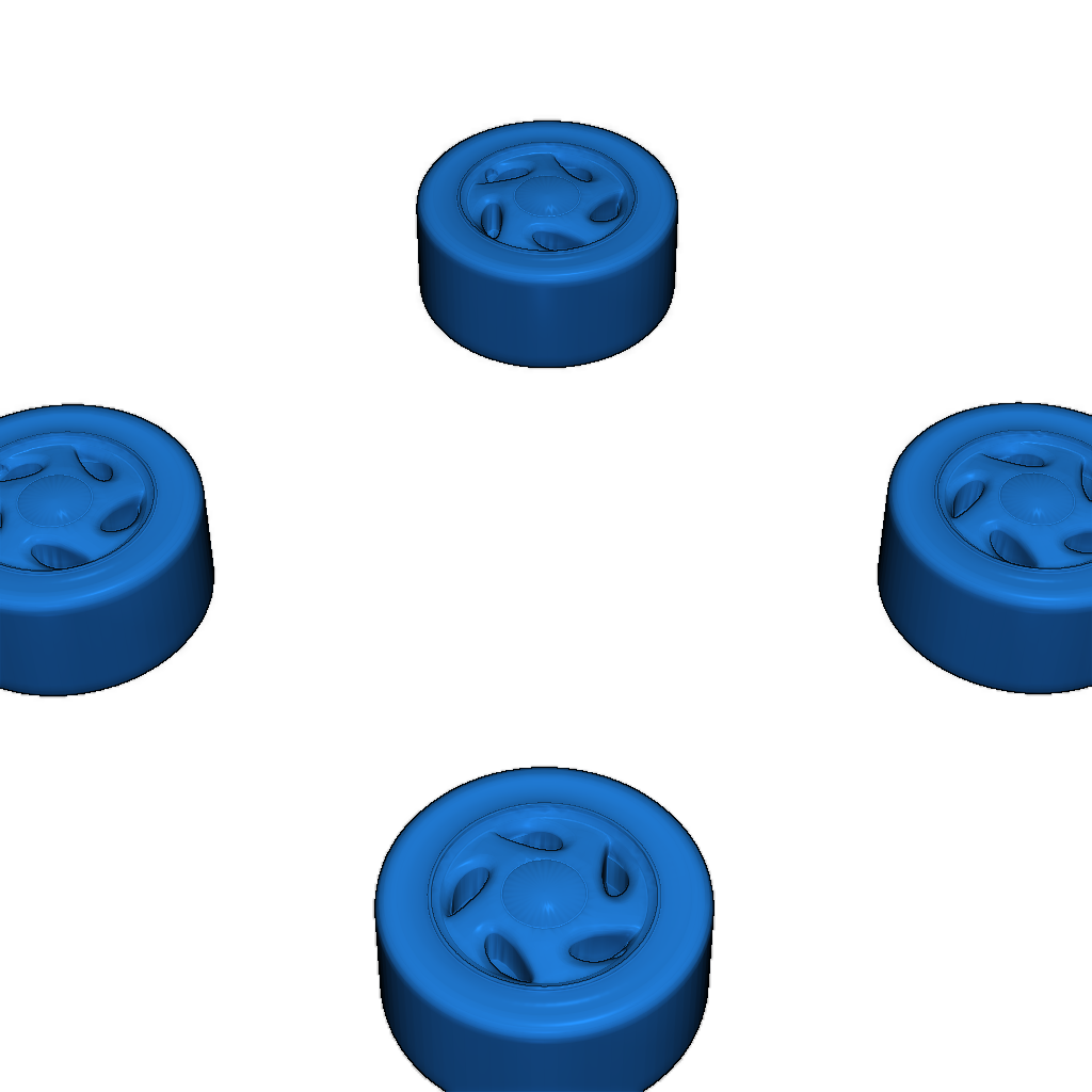 Реплика модели Honda CRX Si EF7 (Масштаб 1/1000)