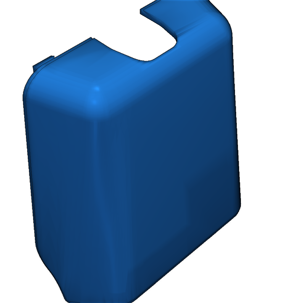 3D-модель центрального зеркала заднего вида Honda CRX