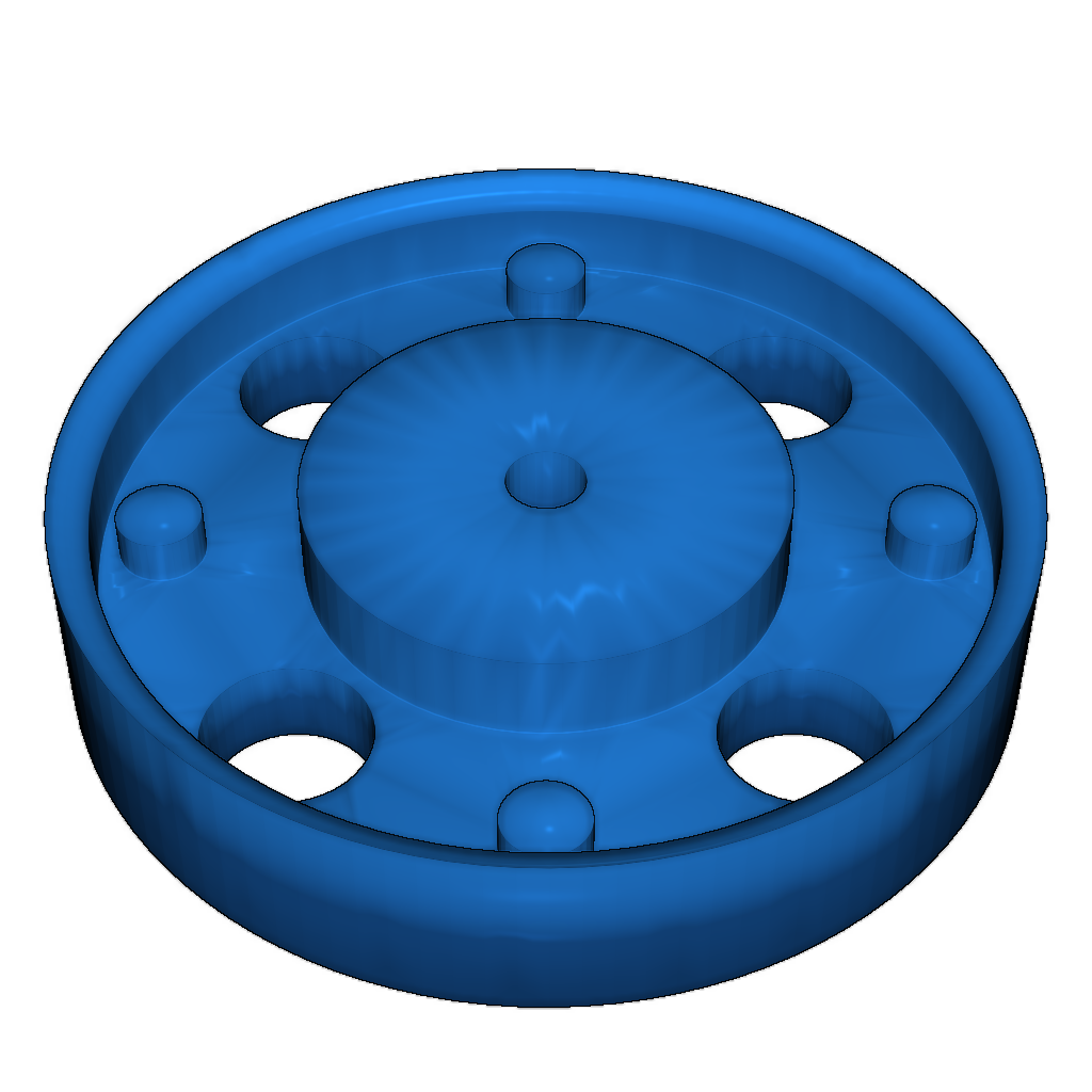 3D Модель с Наклейкой для Одометра
