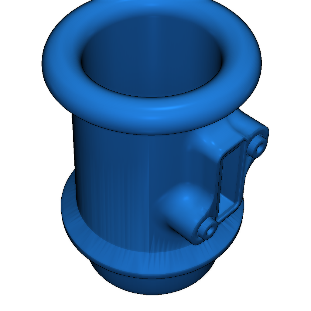 Описанная 3D-модель для двигателя R18
