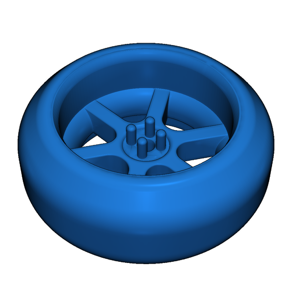 Простой 1/12 масштаб Honda Ruckus с широкими шинами