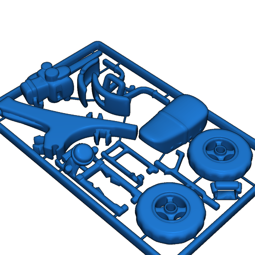 Модель 1:20 классического Honda Dax