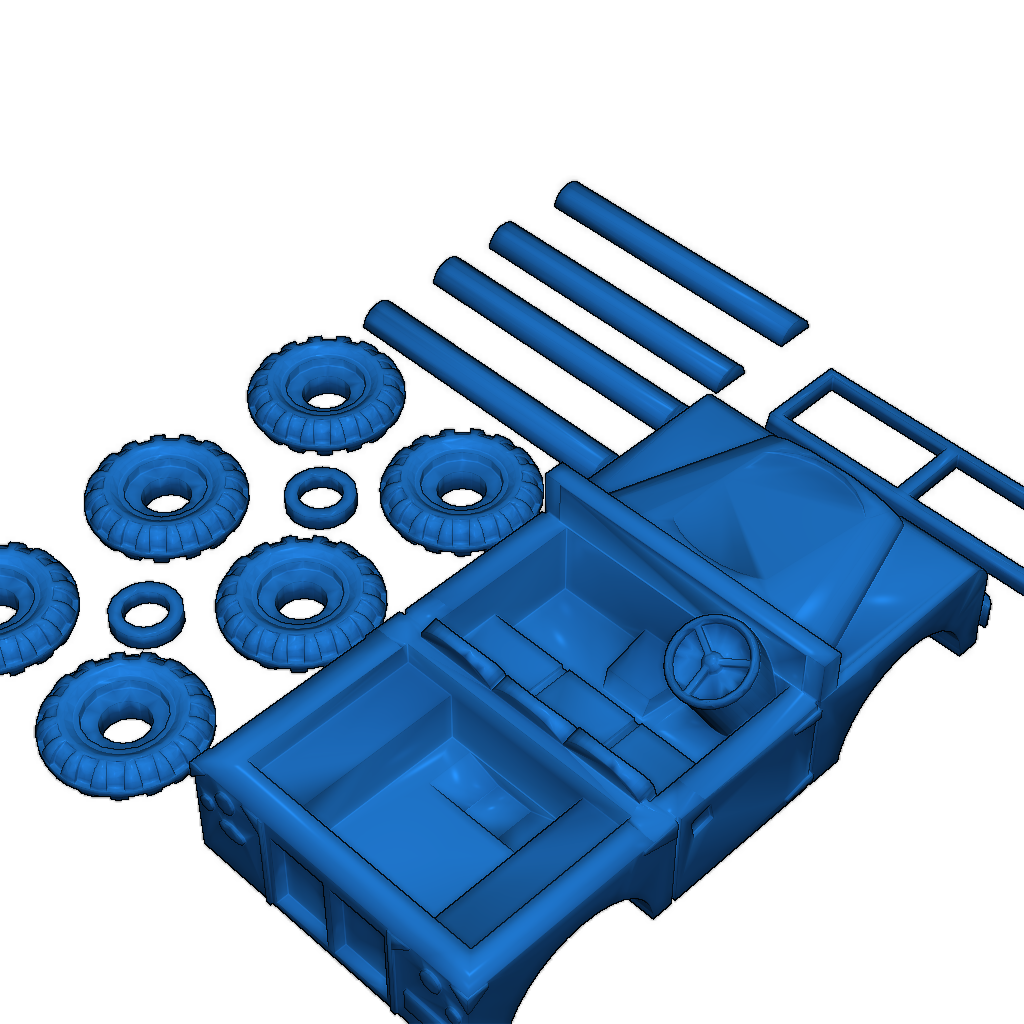 Модель 3D Land Rover Series I