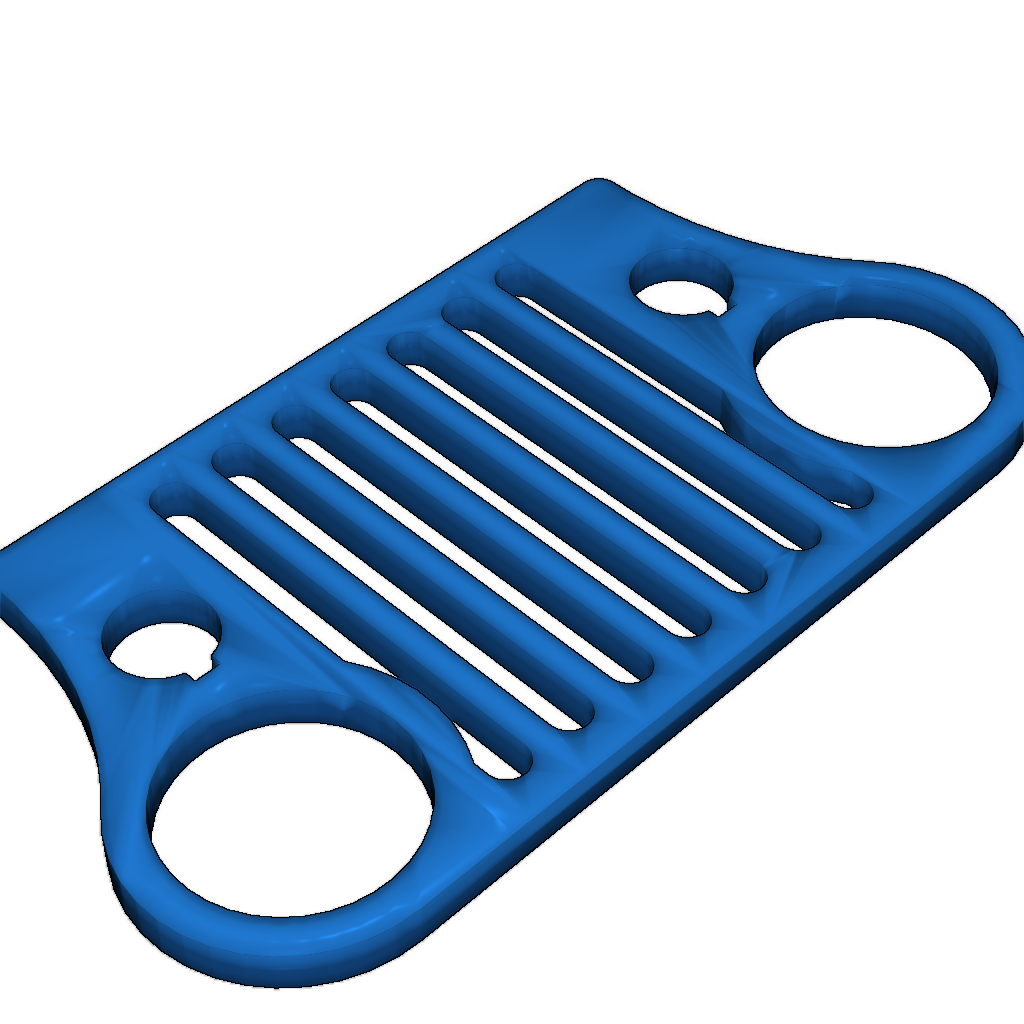 Решетка Jeep CJ 80-х годов