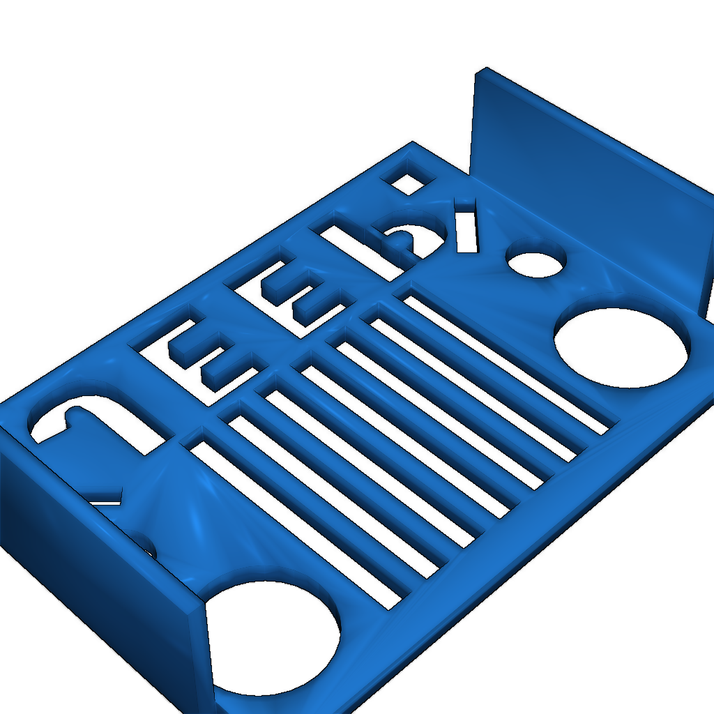 3D-модель для установки сноркеля на Jeep JK