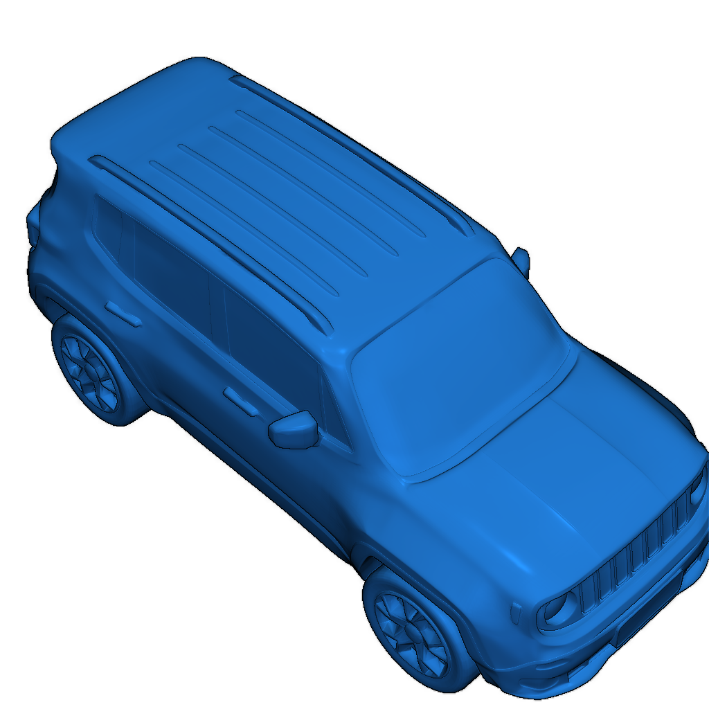 Масштабная модель Jeep Renegade