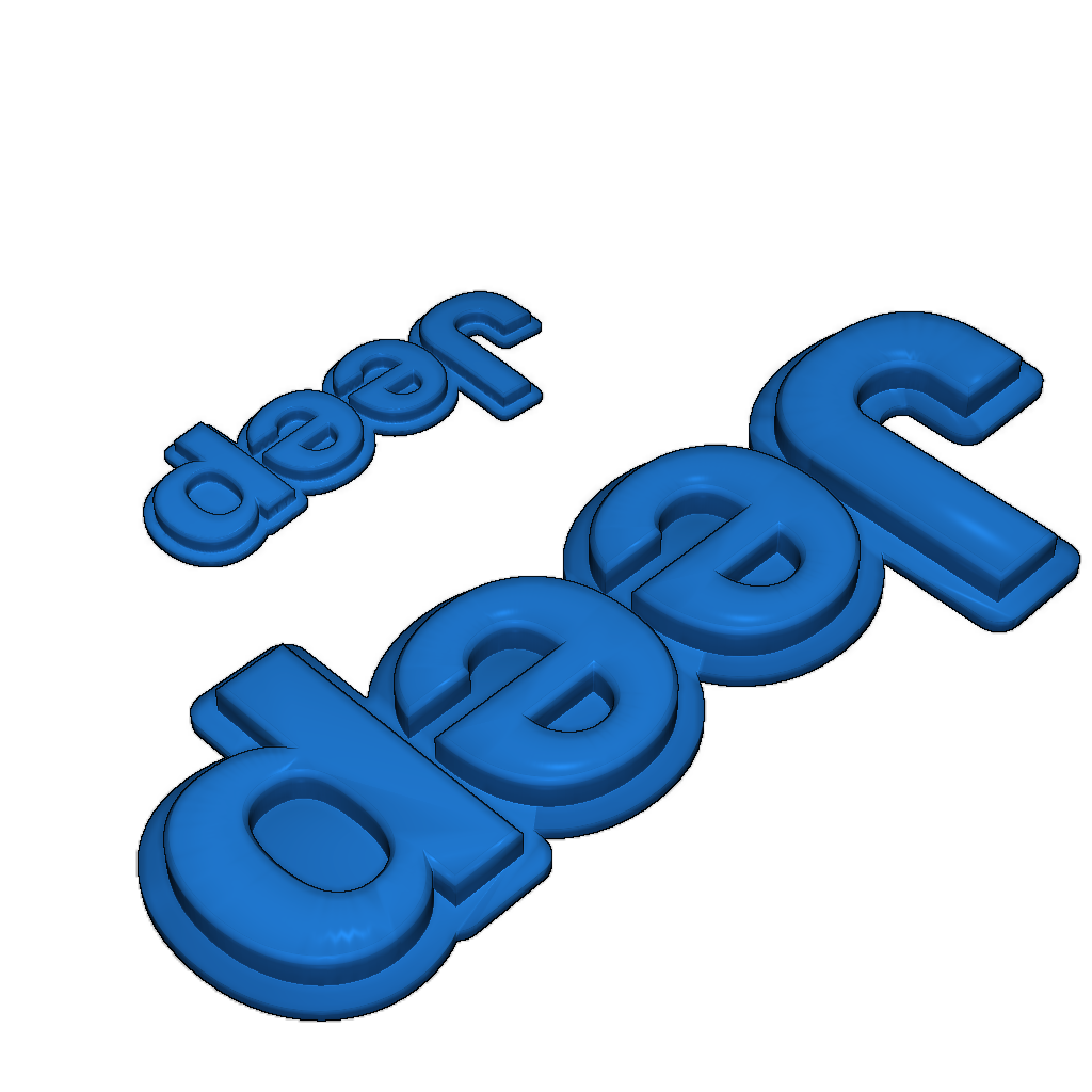 Большой логотип для кузова автомобиля