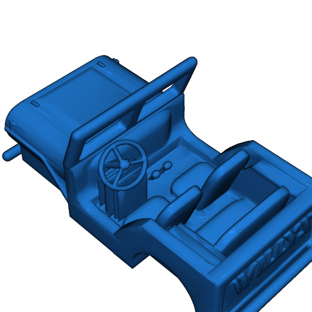 3D Модель Джипа с Модификациями