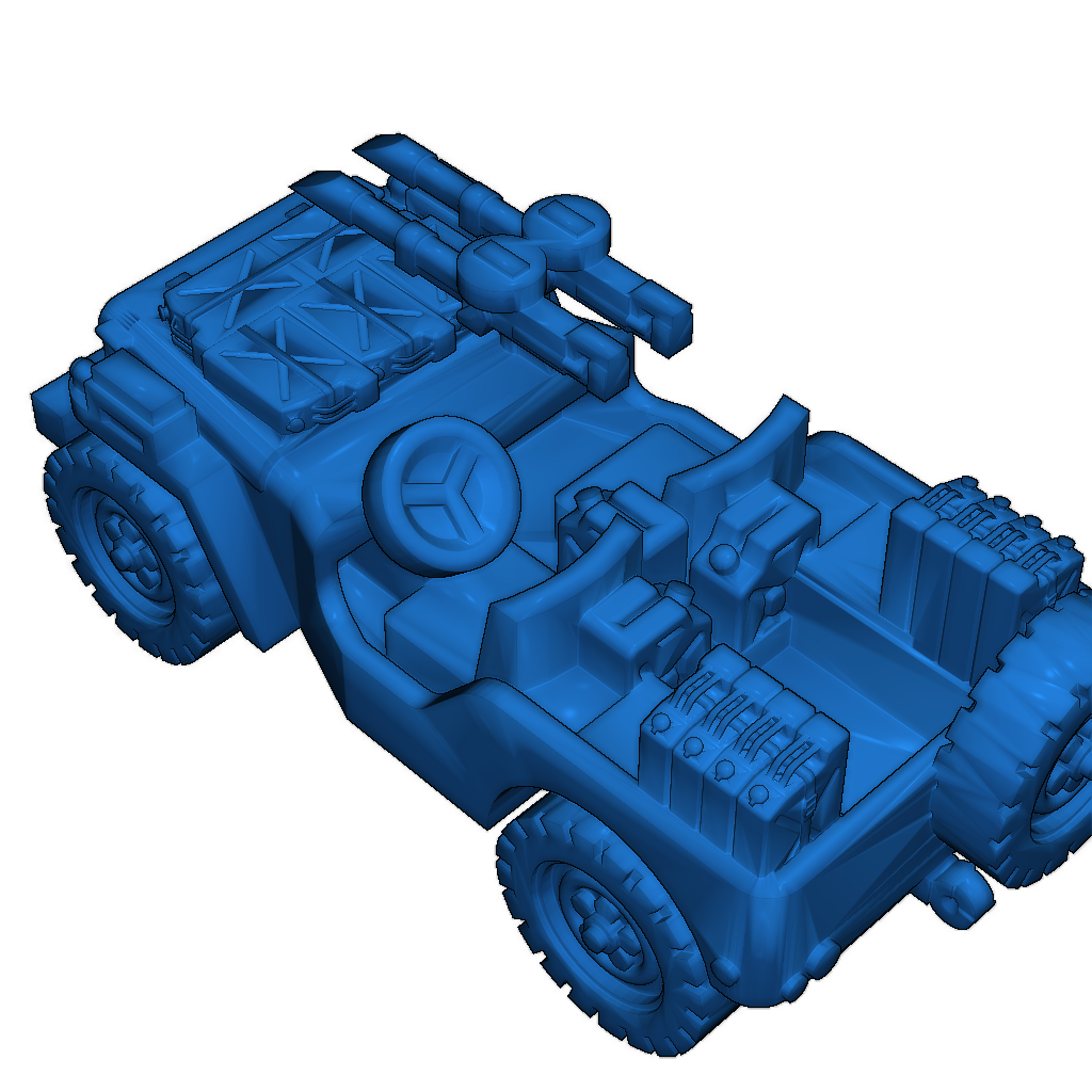 3D-моделирование джипа Bergmans SAS