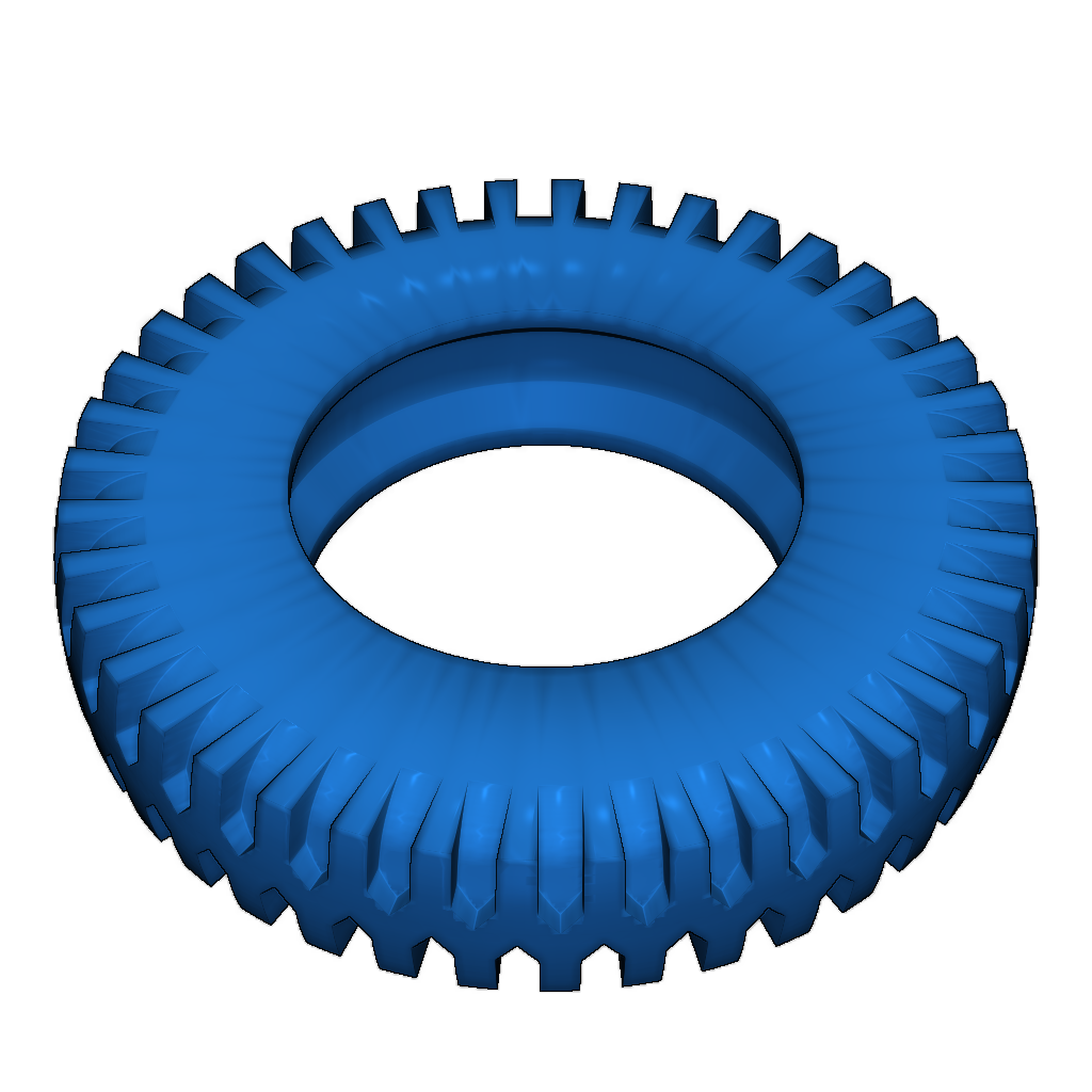 1/10 Scale Tire for Ossum Jeep