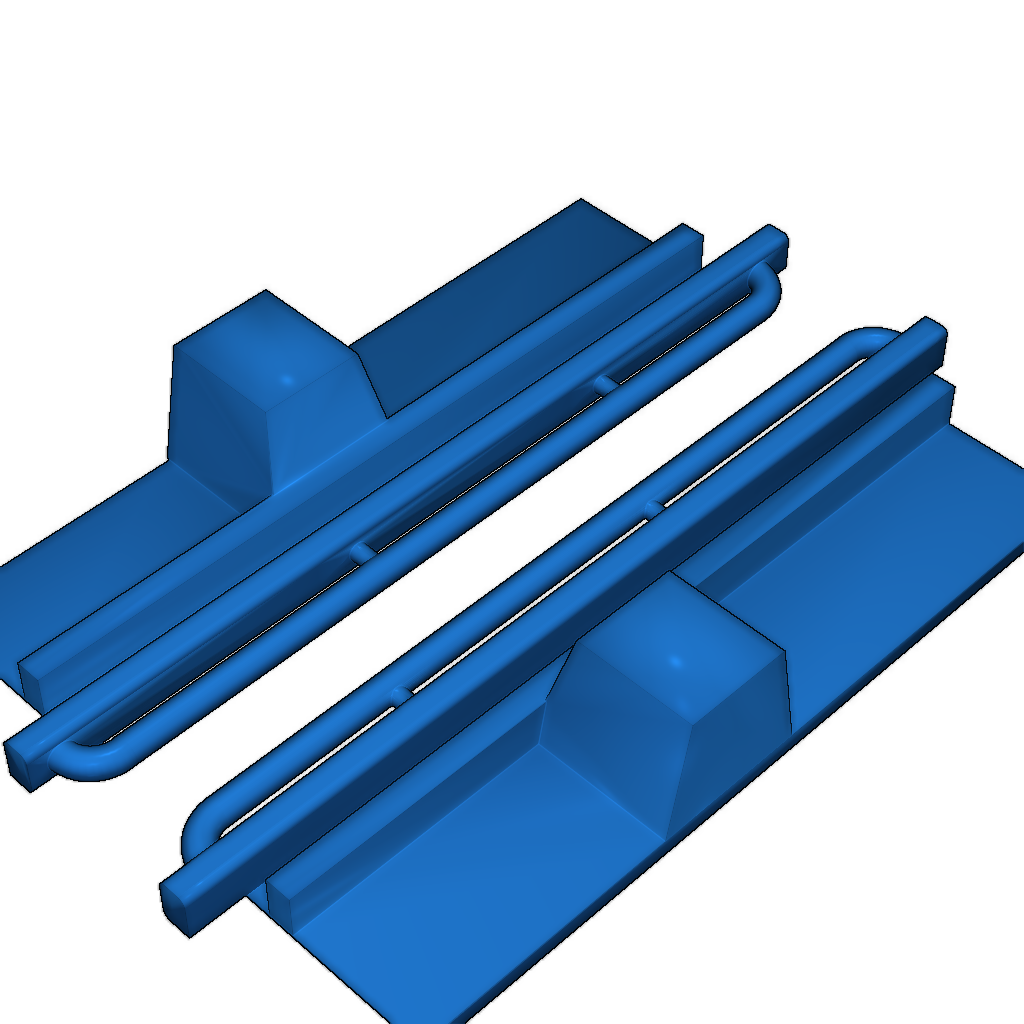 Боковые рейлинги/рокслайдеры для Jeep JK