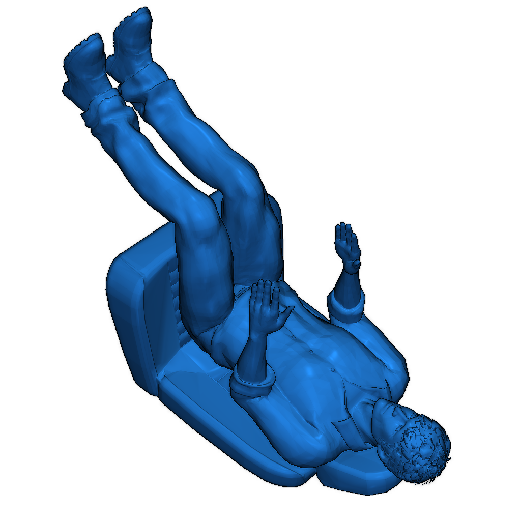 3D-модель фигуры водителя для Ossum Jeep