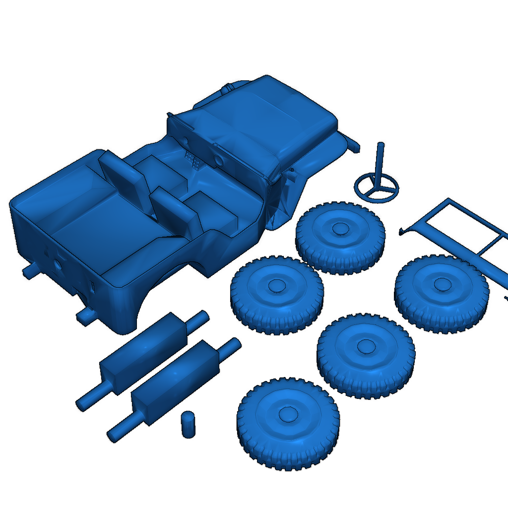 3D модель автомобиля