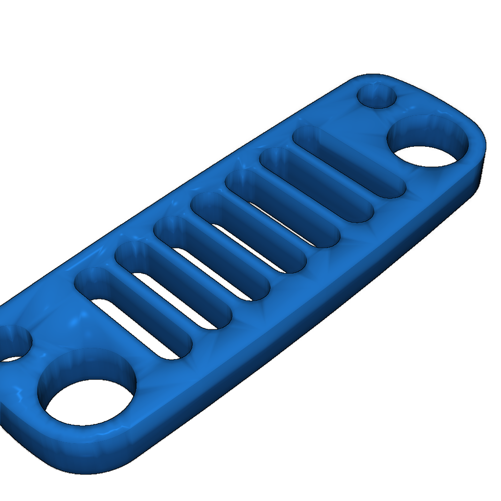 Решетка Jeep 7 слотов для модели Wrangler JK / JKU (2007-2018)