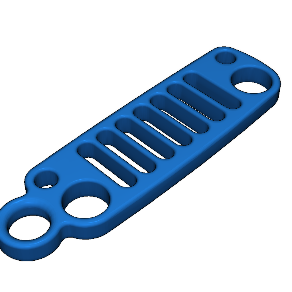 Решетка Jeep 7 слотов для модели Wrangler JK / JKU (2007-2018)