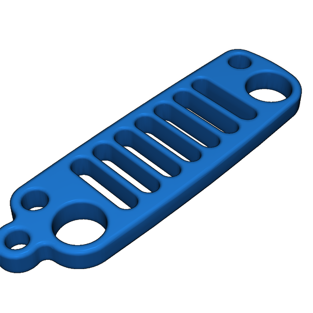 Решетка Jeep 7 слотов для модели Wrangler JK / JKU (2007-2018)