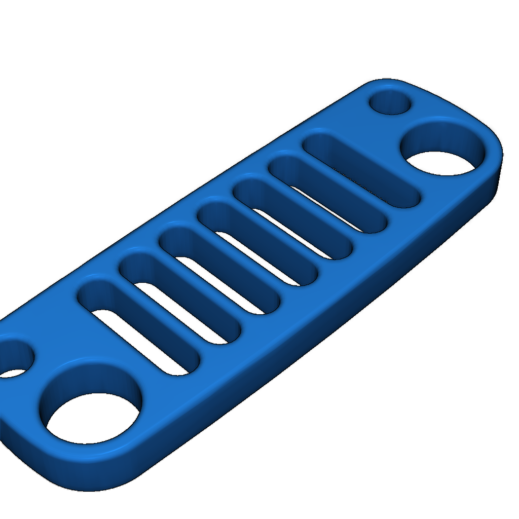 Решетка Jeep 7 слотов для модели Wrangler JK / JKU (2007-2018)