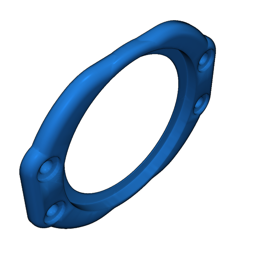 3D-модель крепления замены света для Jeep JK