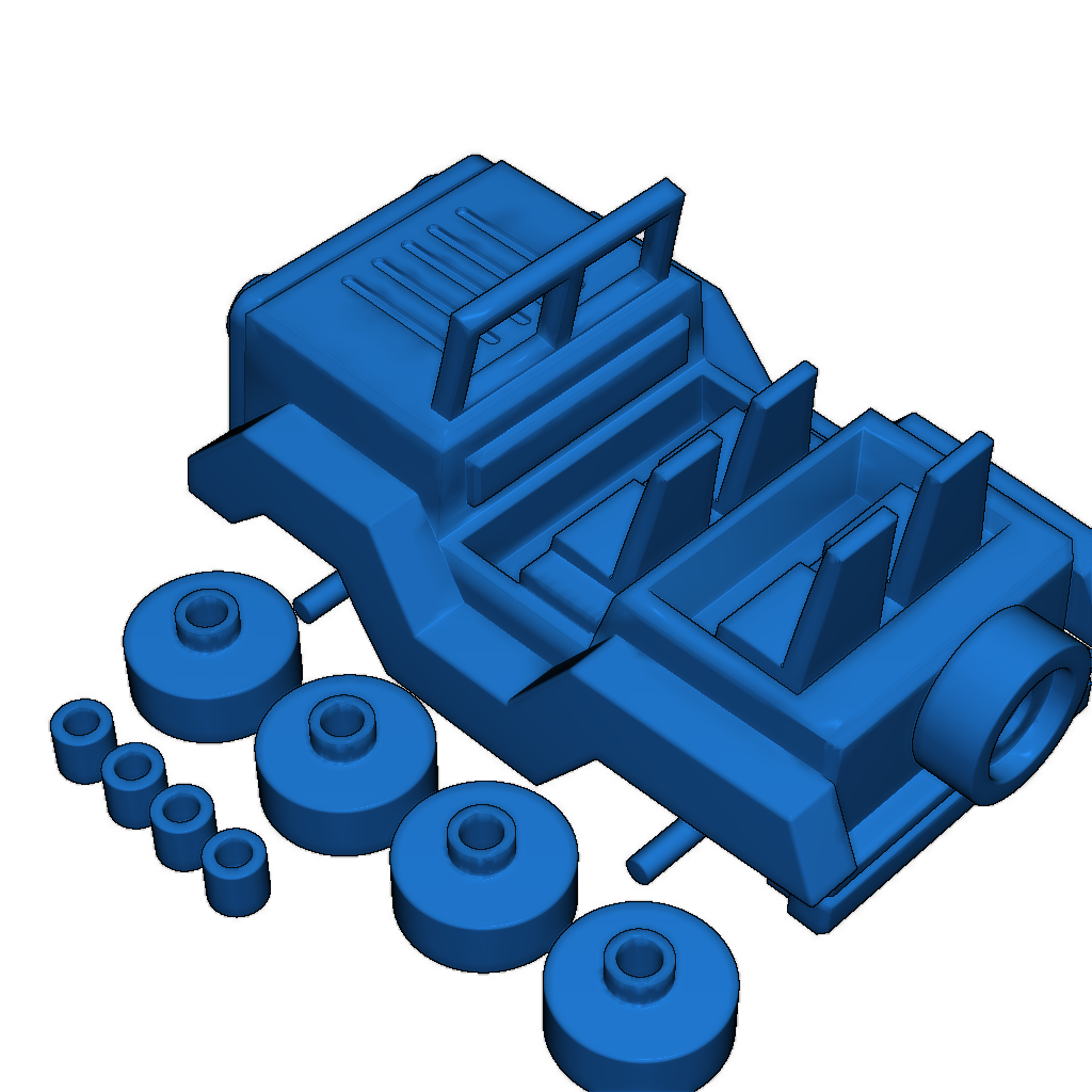 Миниатюра игрушечного автомобиля Jeep