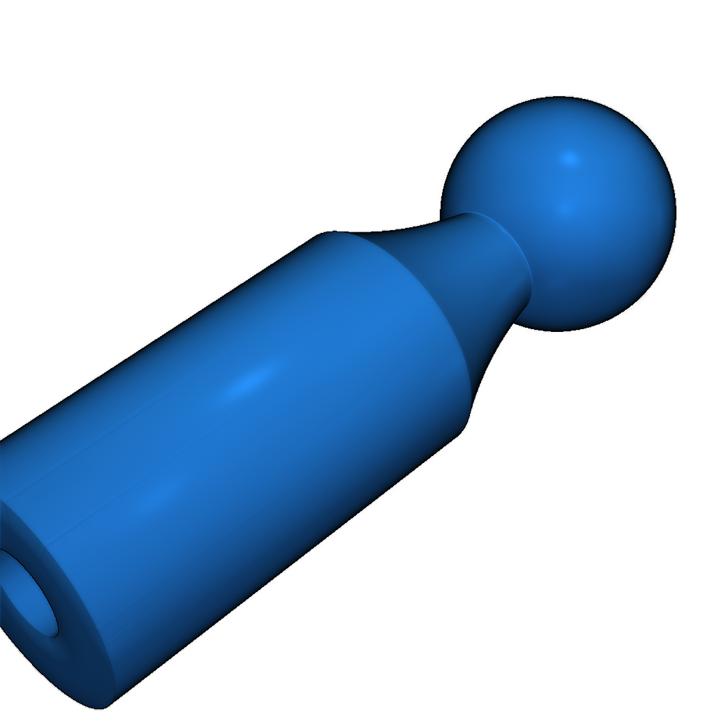 3D модель A-Pillar крепления RAM для Jeep JK Wrangler